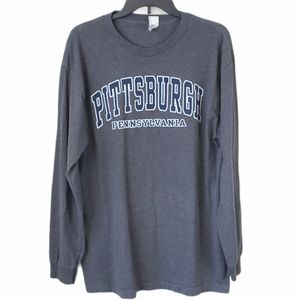 Pittsburgh Pennsylvania long-sleeve tshirt mens L